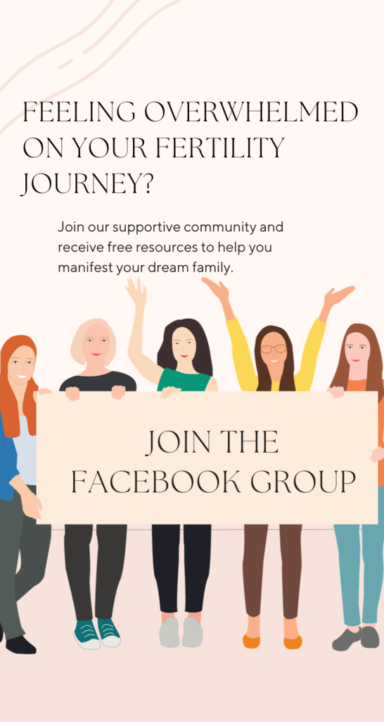 facebook group for women who are struggling to conceive and are hoping to manifest their baby